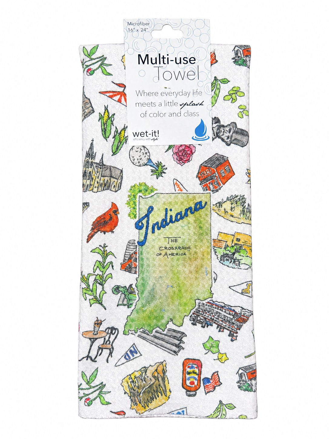 Pippa Indiana tea towel