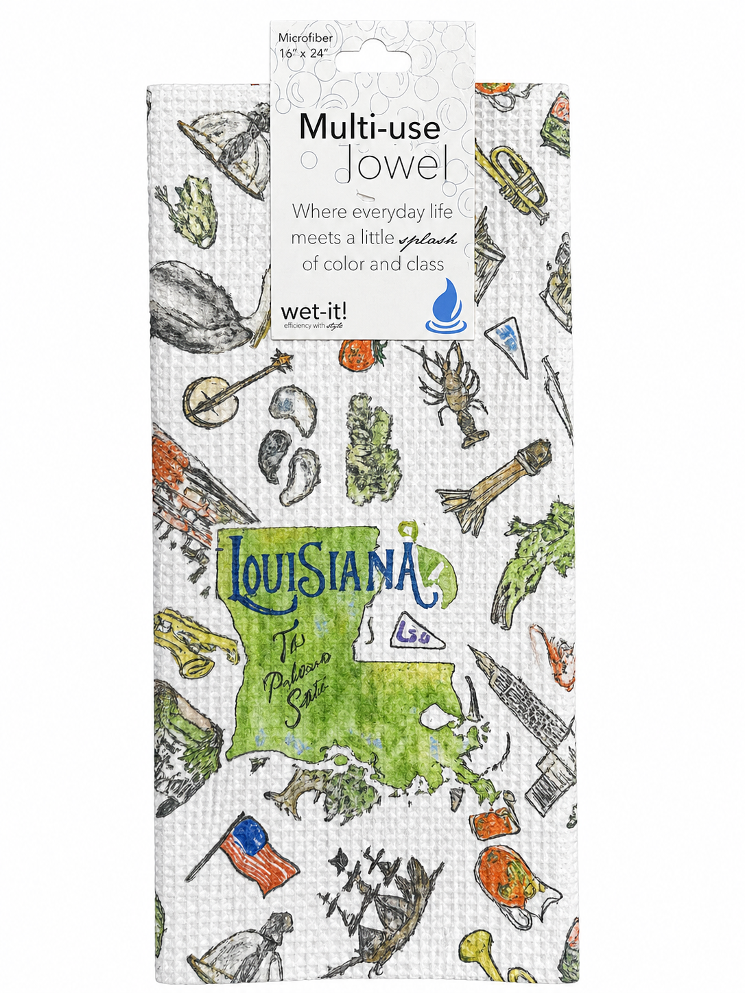 Pippa Louisiana tea towel