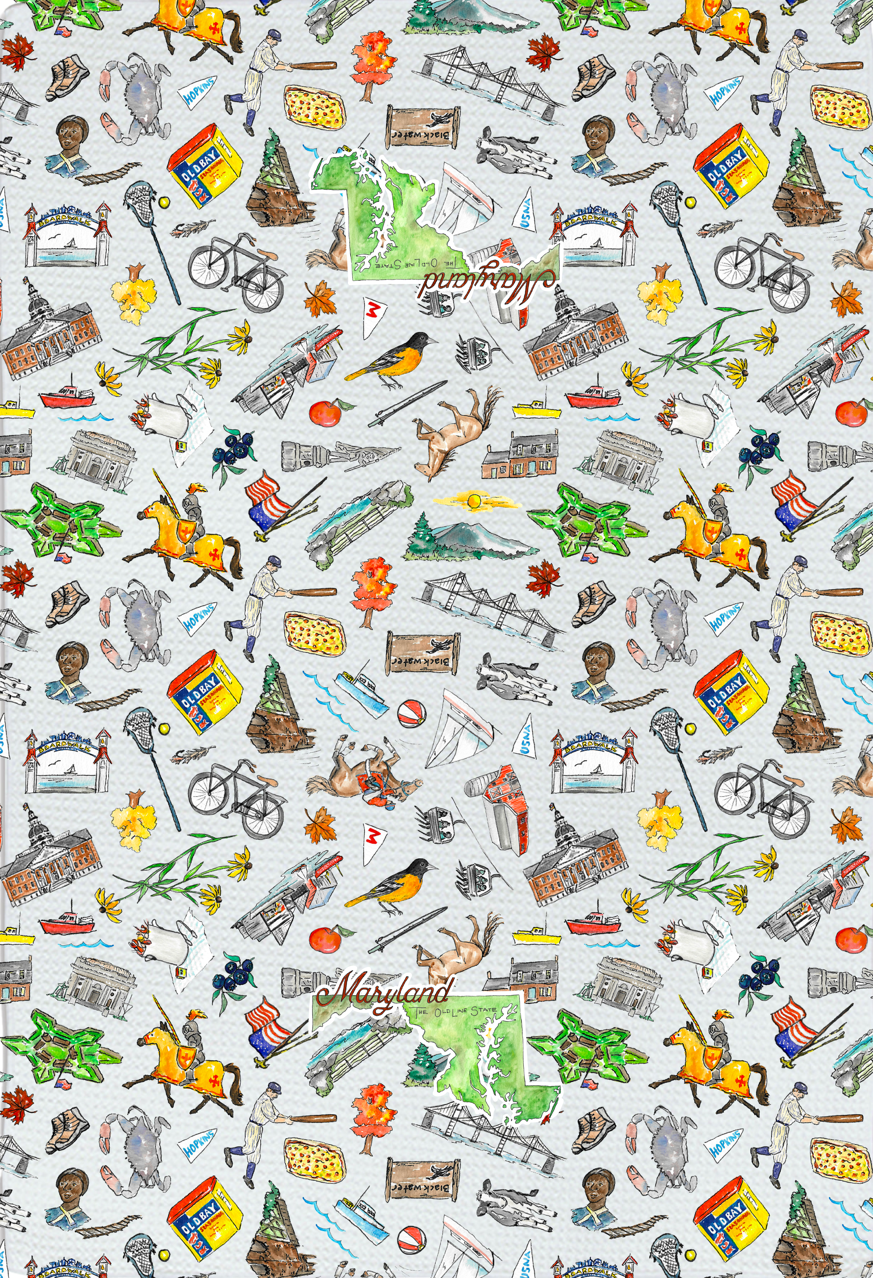 Pippa Maryland tea towel