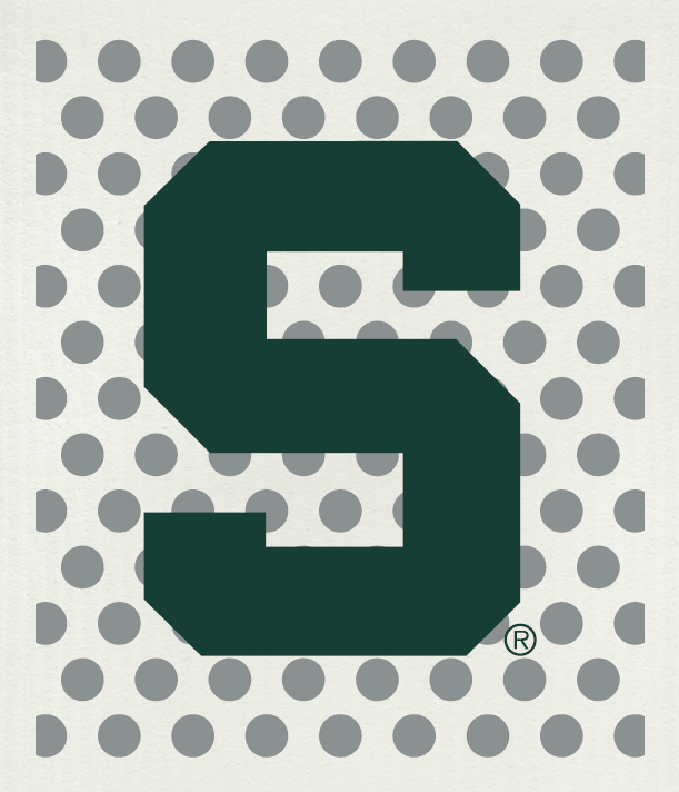 Swedish Cloth with Michigan State University design #2