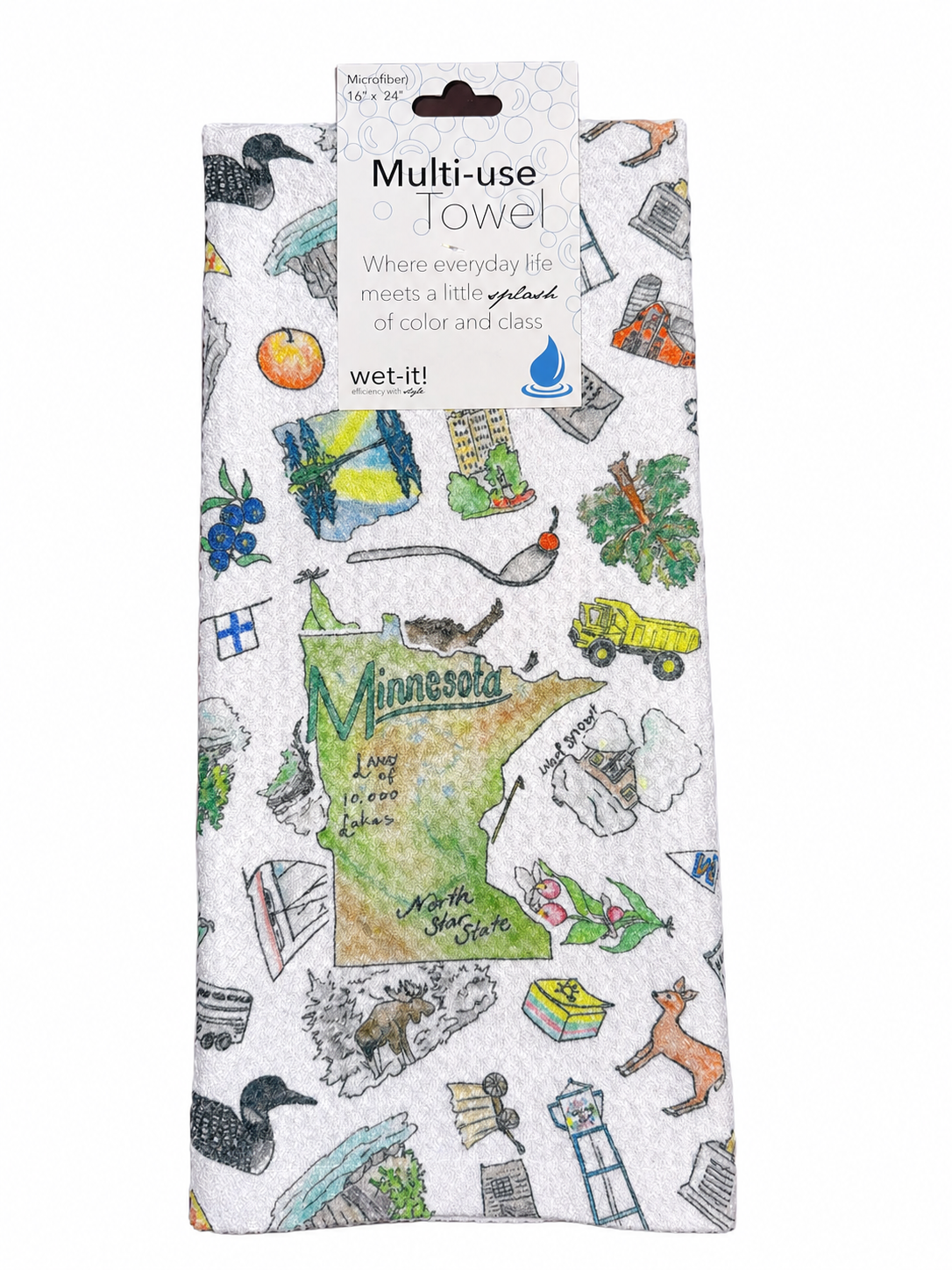 Pippa Minnesota tea towel