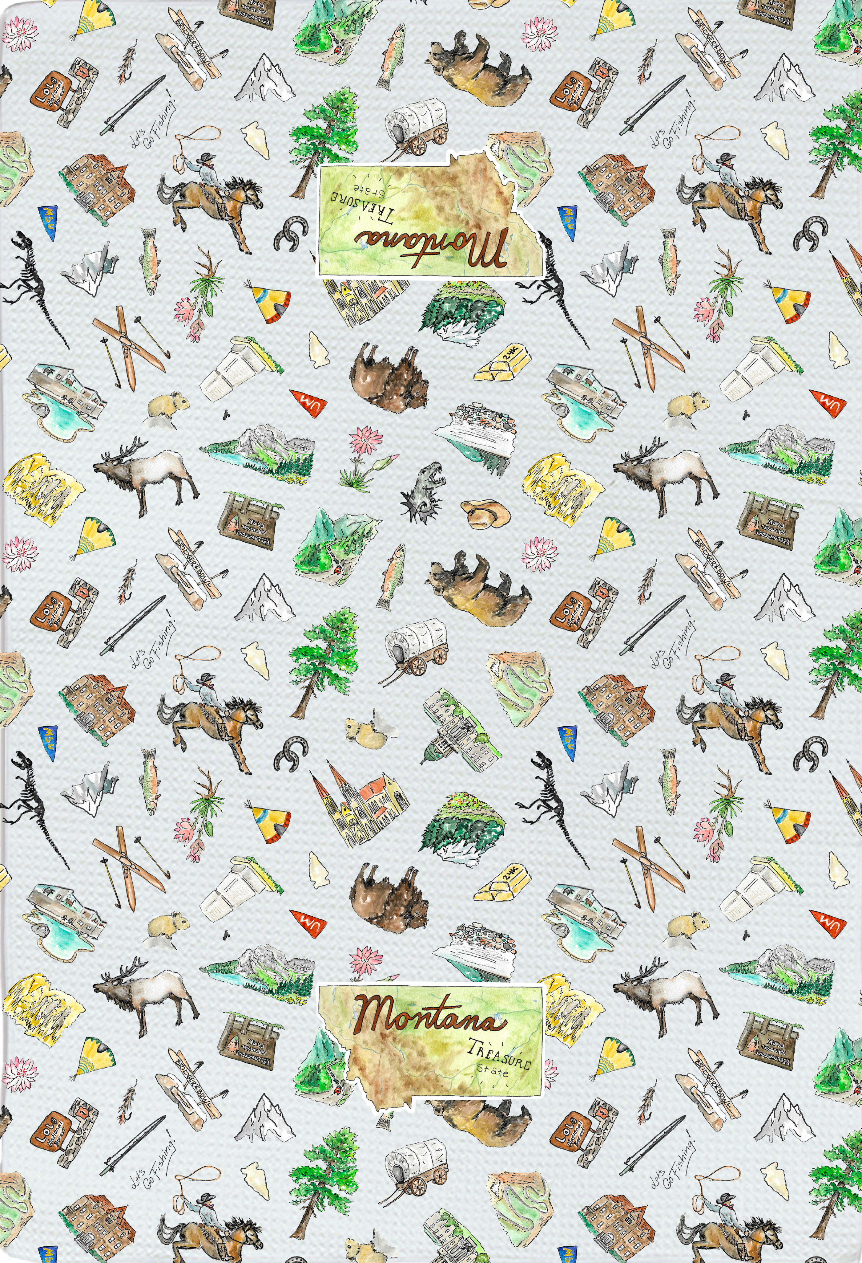 Pippa Montana tea towel