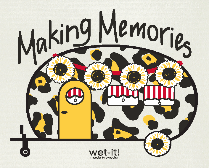 Swedish Cloth with making memories design