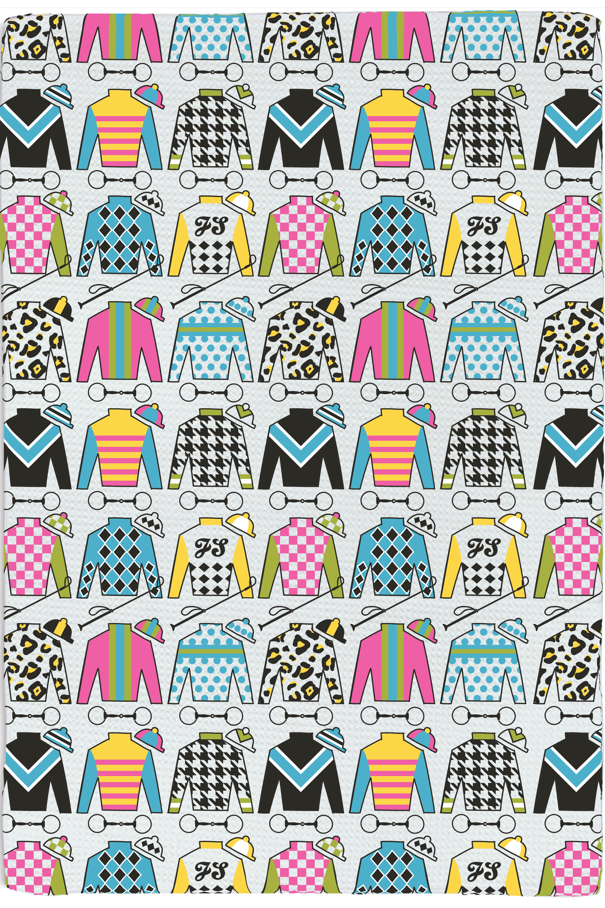 Jockey Silks Tea Towel