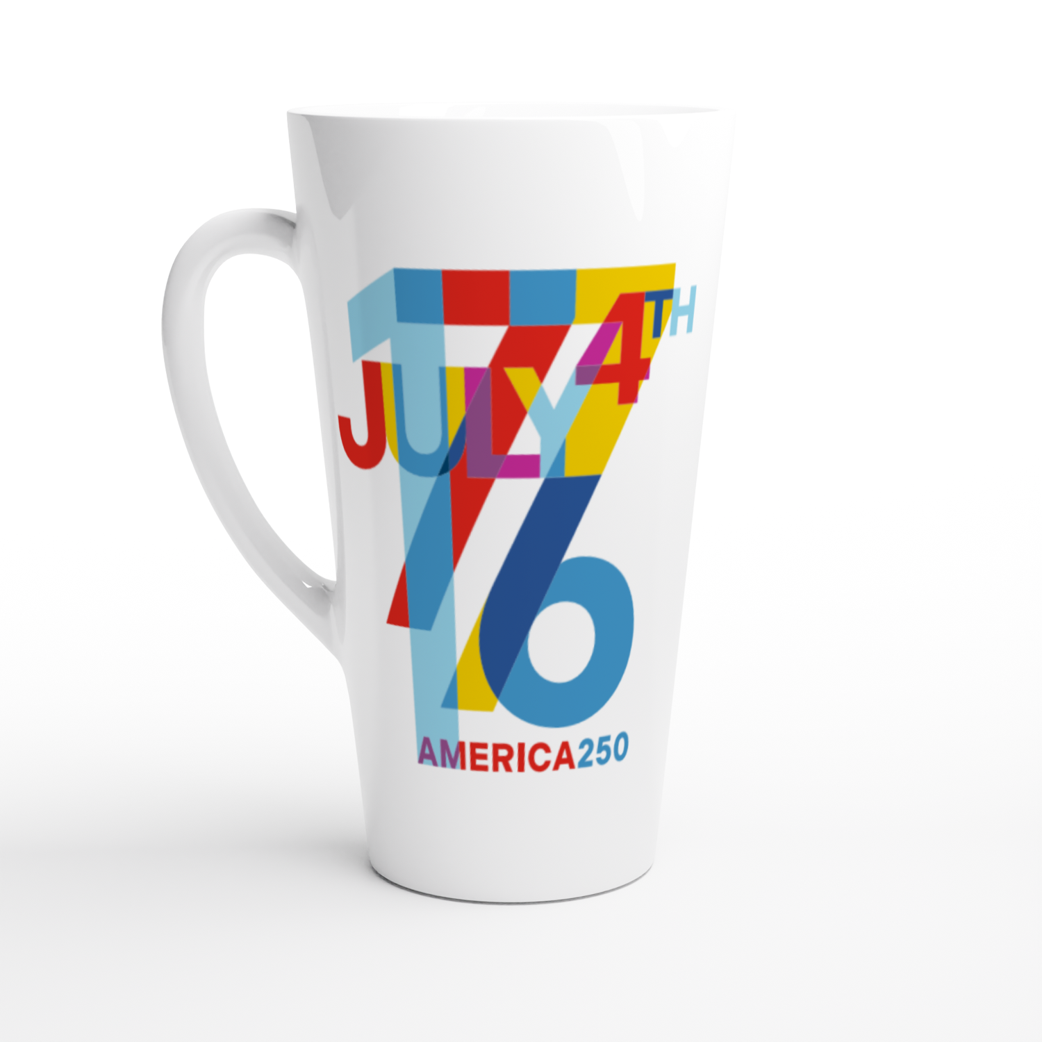 A250 Multi Vertical 1776 17oz Latte America 250™ Mug