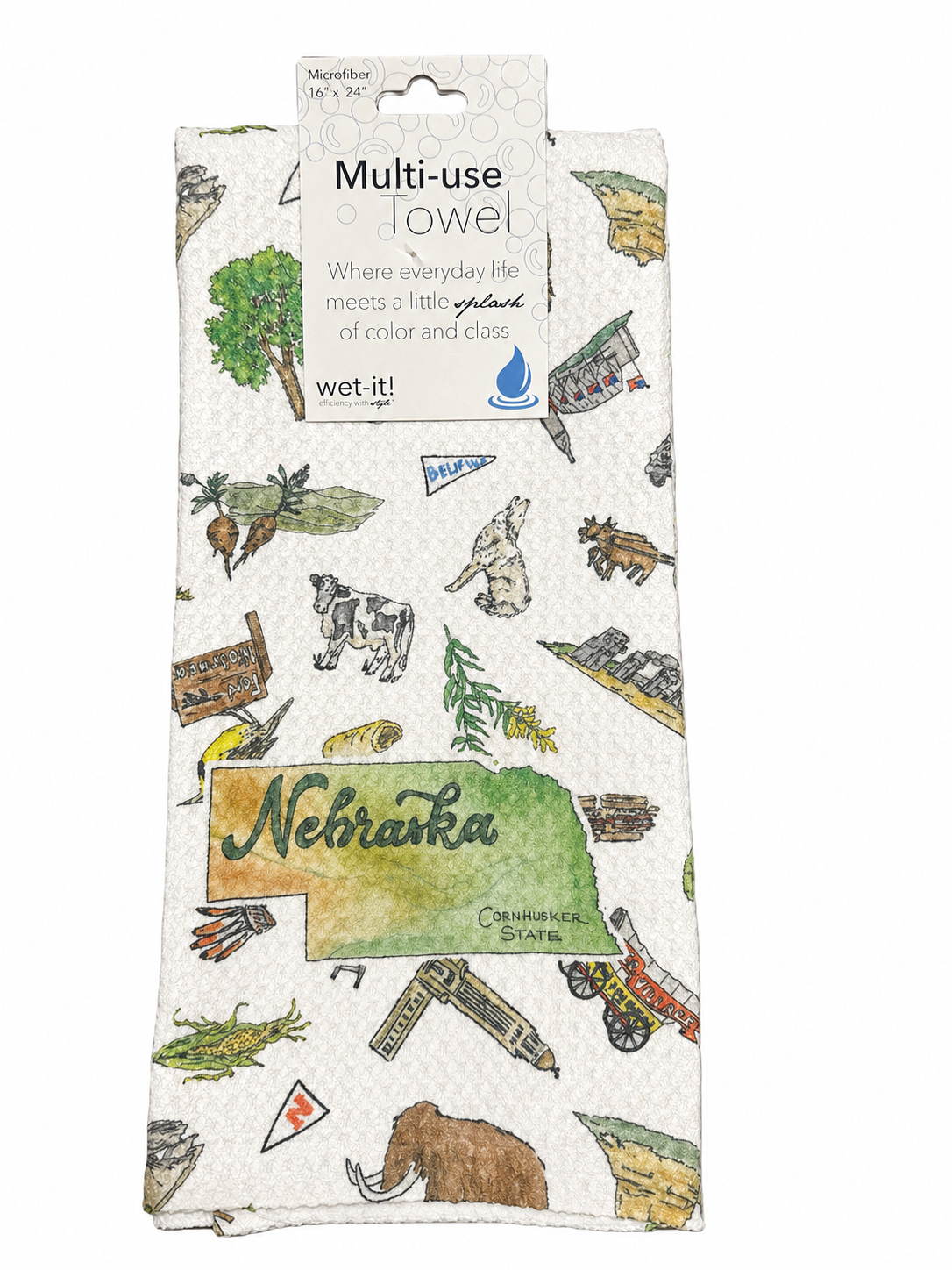 Pippa Nebraska tea towel