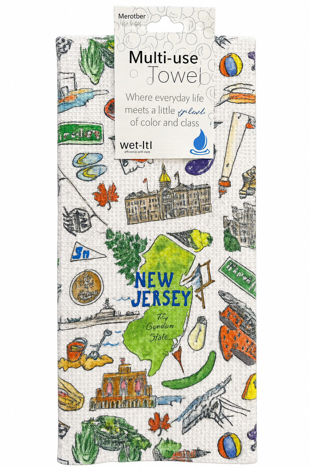 Pippa New Jersey tea towel