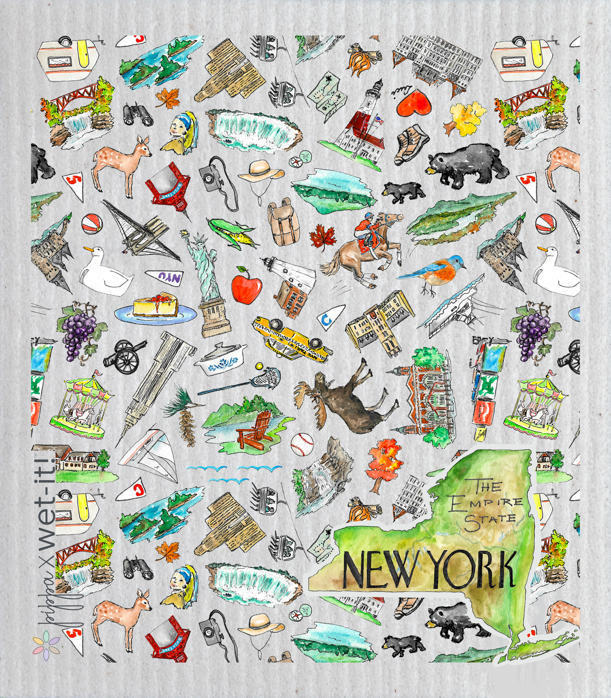 Pippa New York Wet-it Swedish Dishcloth