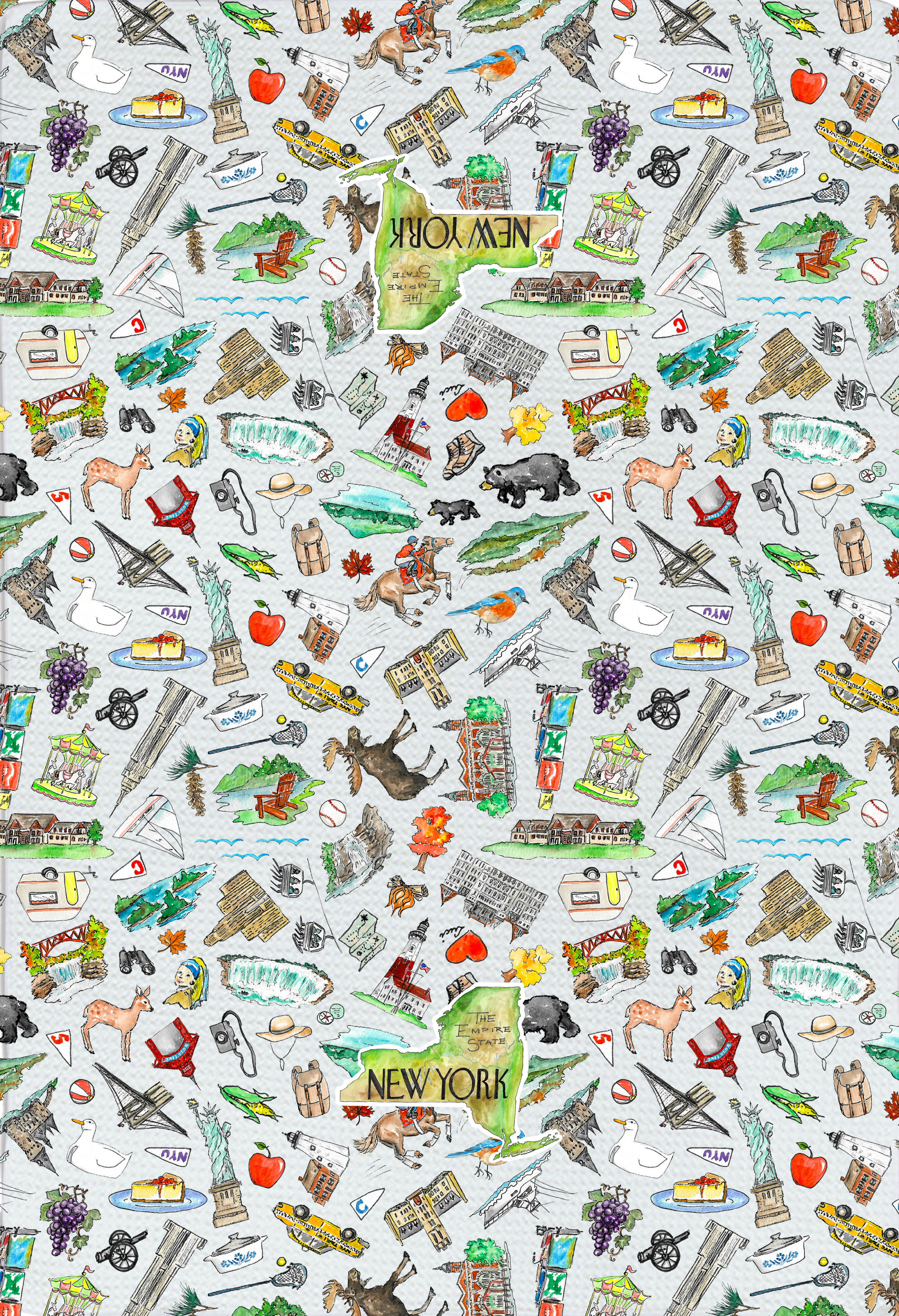 Pippa New York tea towel