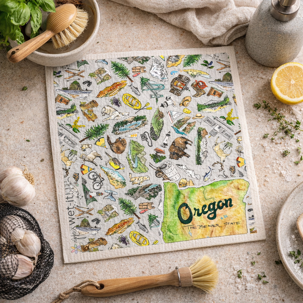 Pippa Oregon Wet-it Swedish Dishcloth