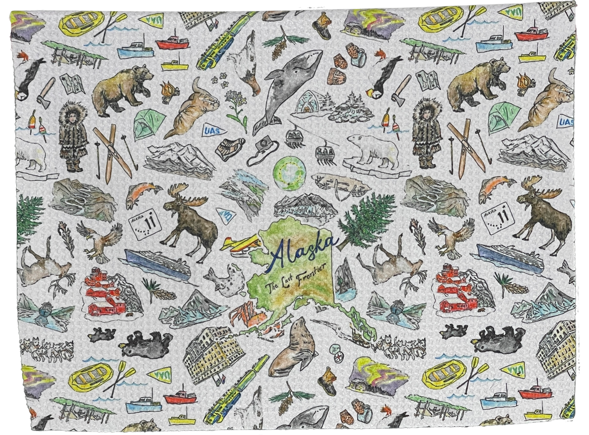 Pippa Alaska tea towel