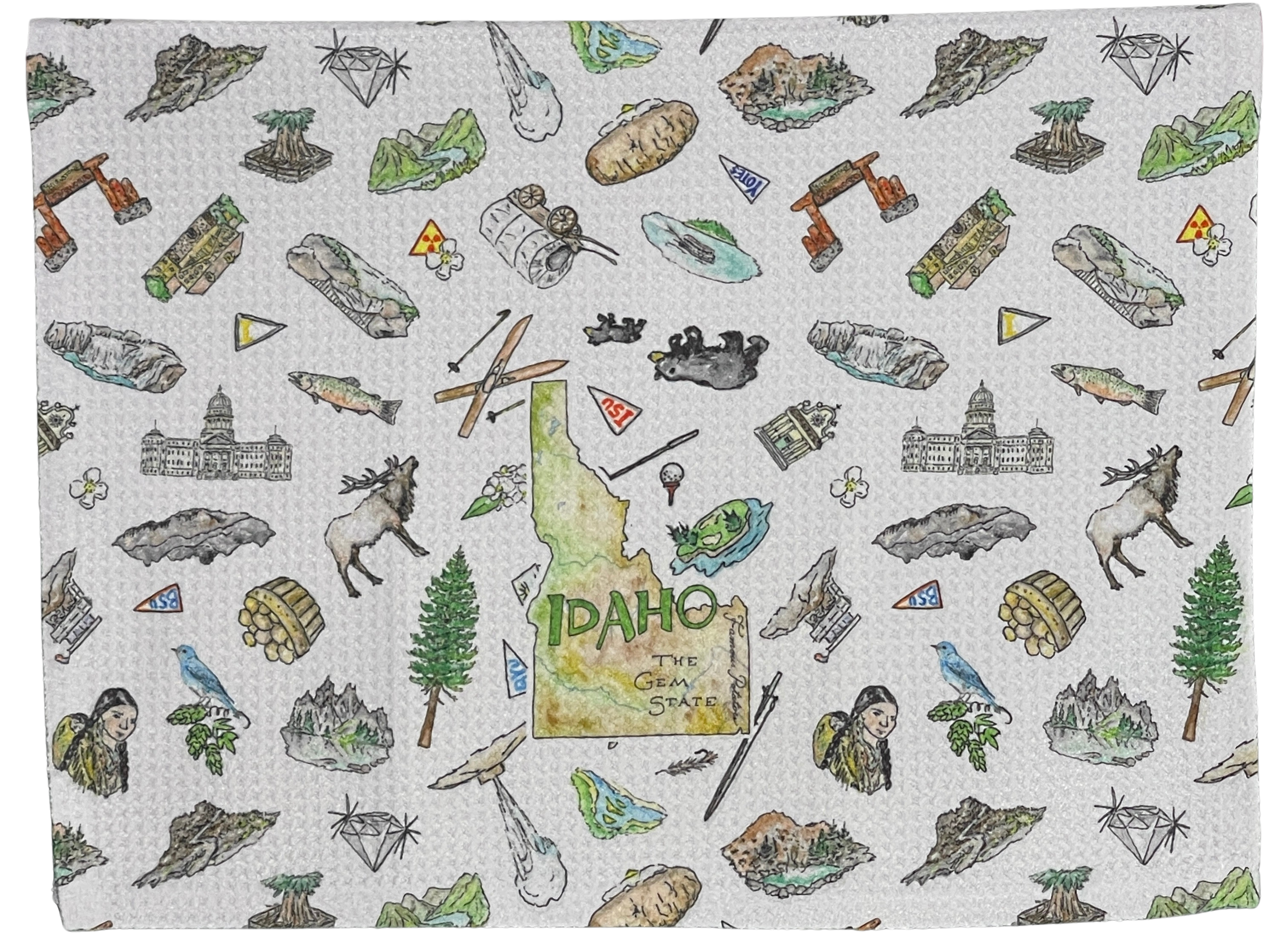 Pippa Idaho tea towel