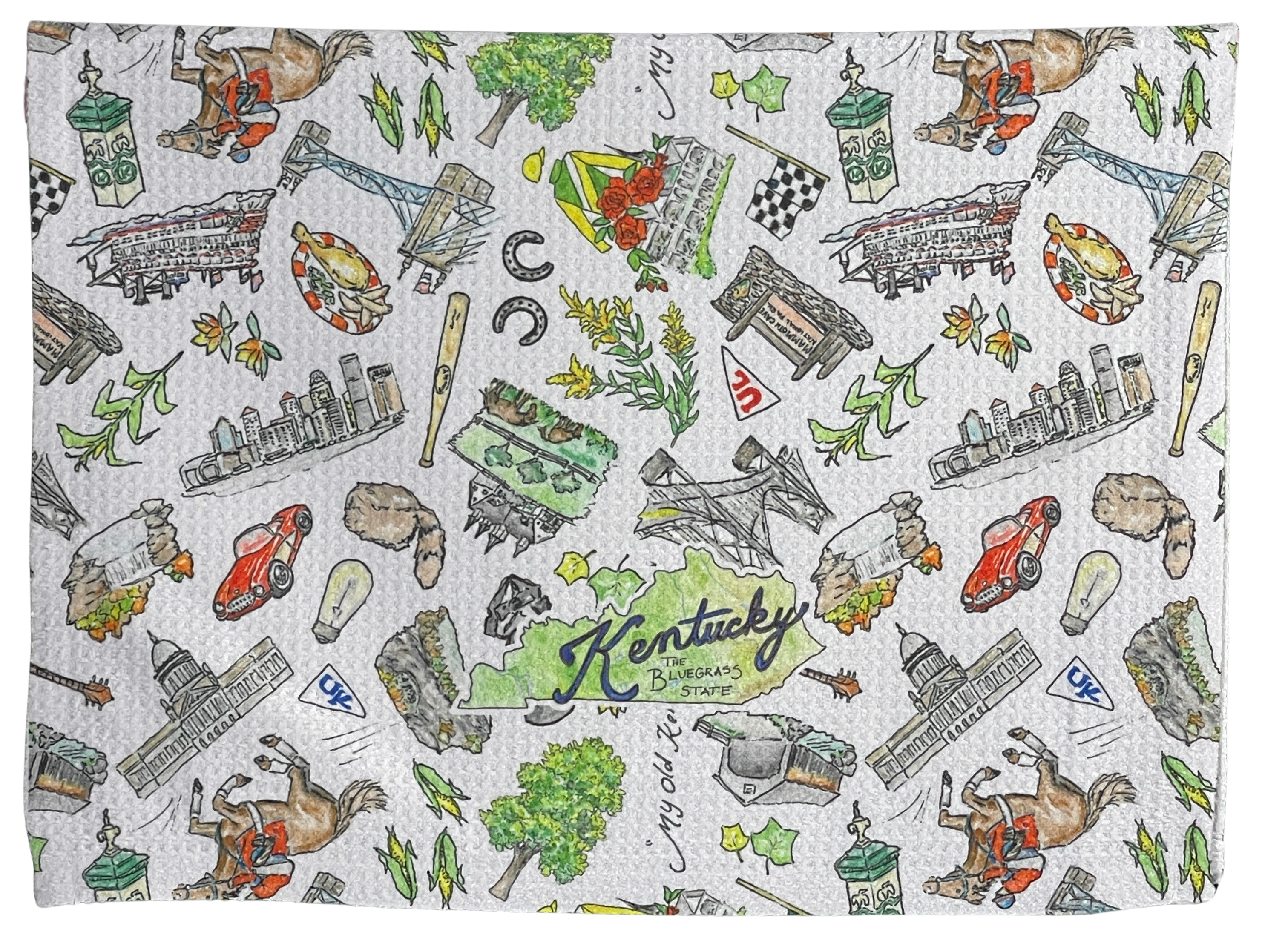 Pippa Kentucky tea towel