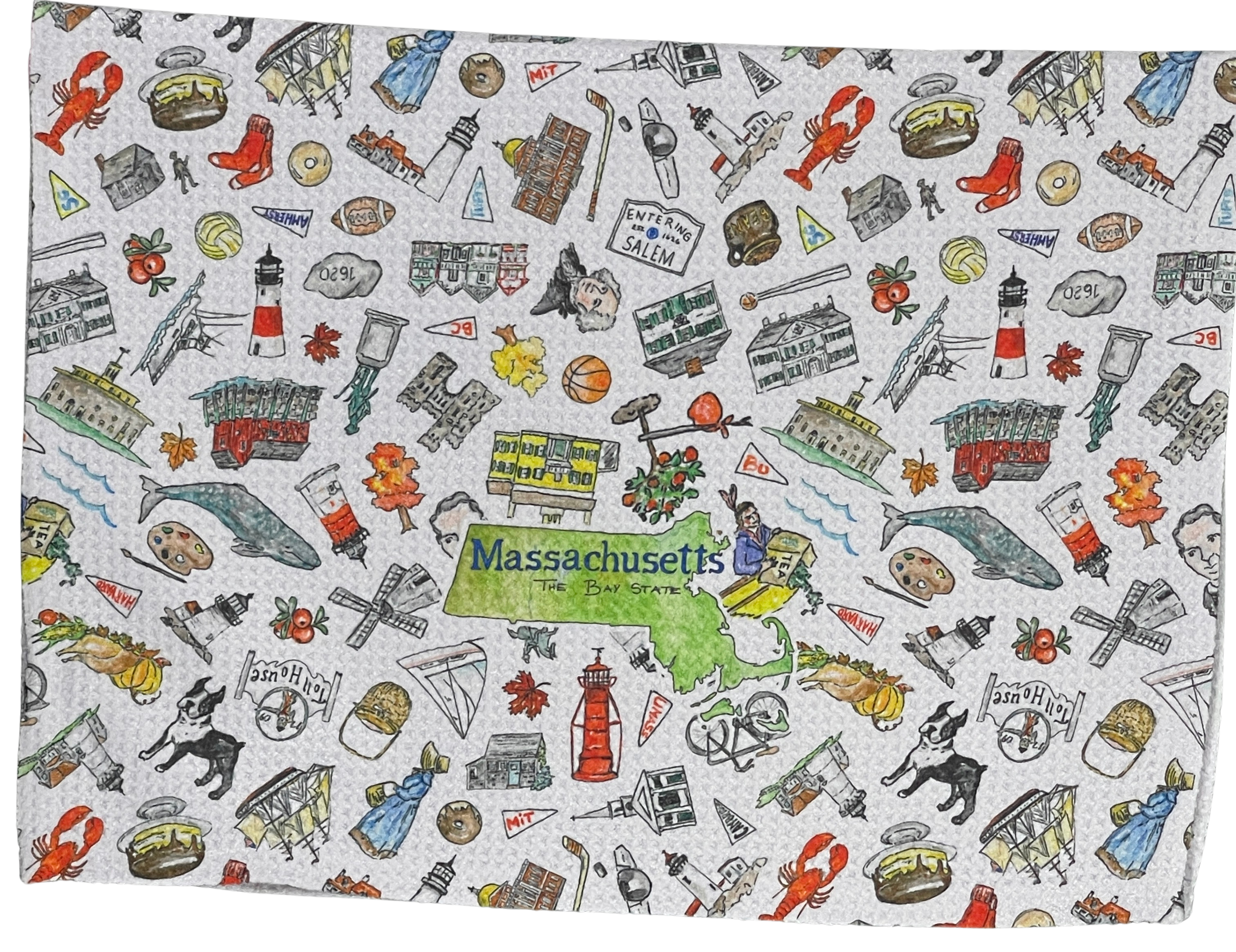 Pippa Massachusetts tea towel
