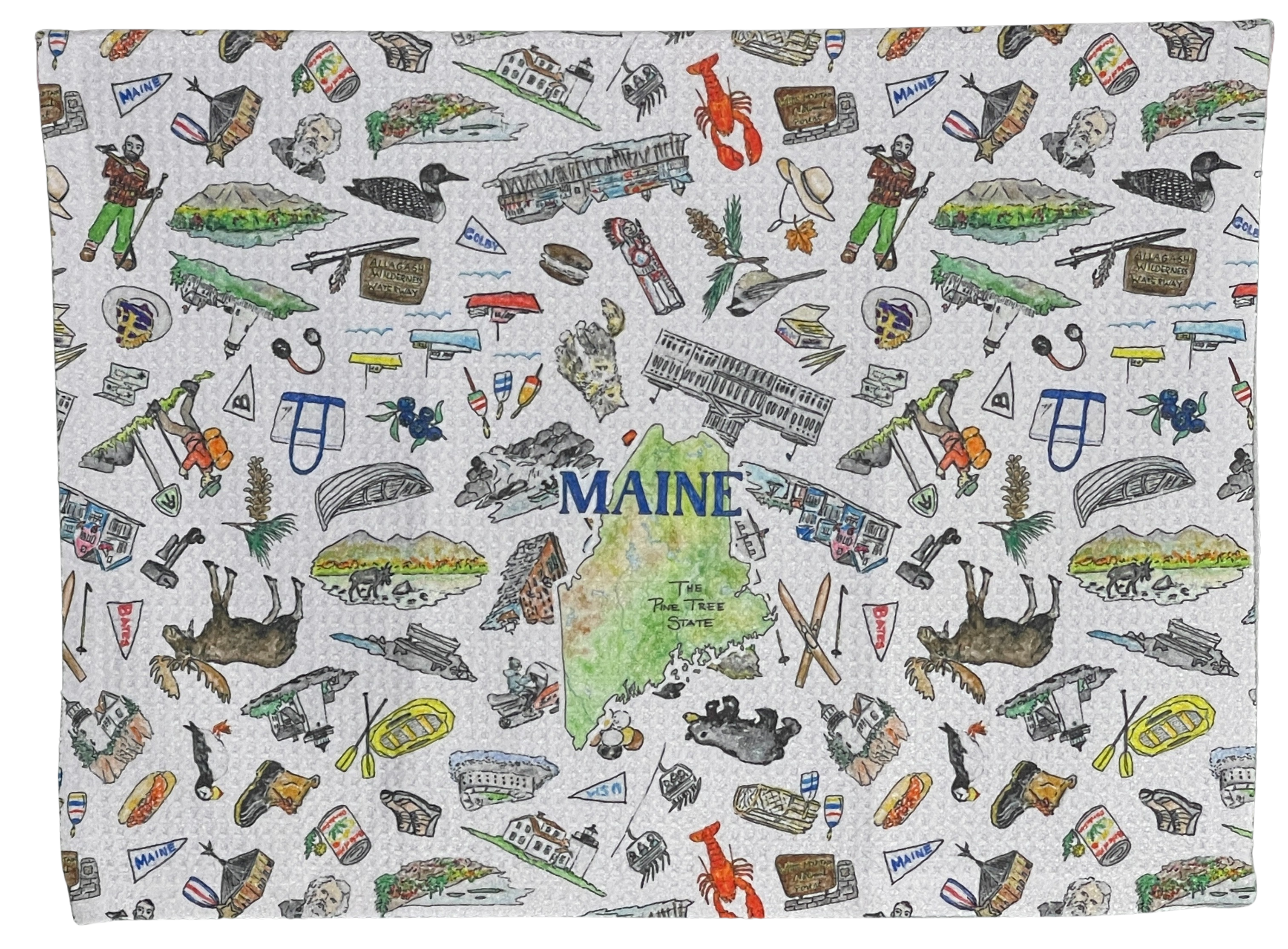 Pippa Maine tea towel