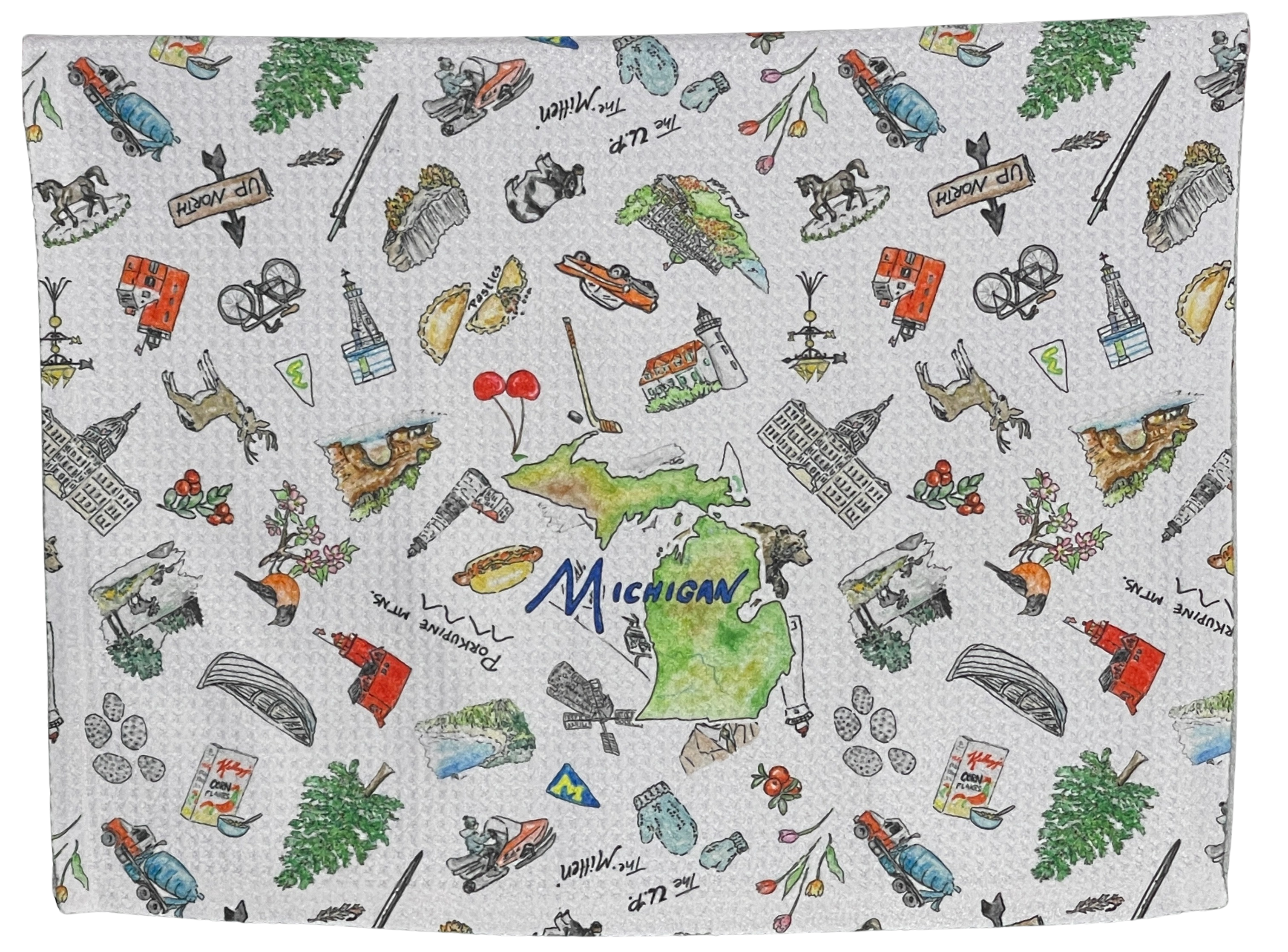 Pippa Michigan tea towel
