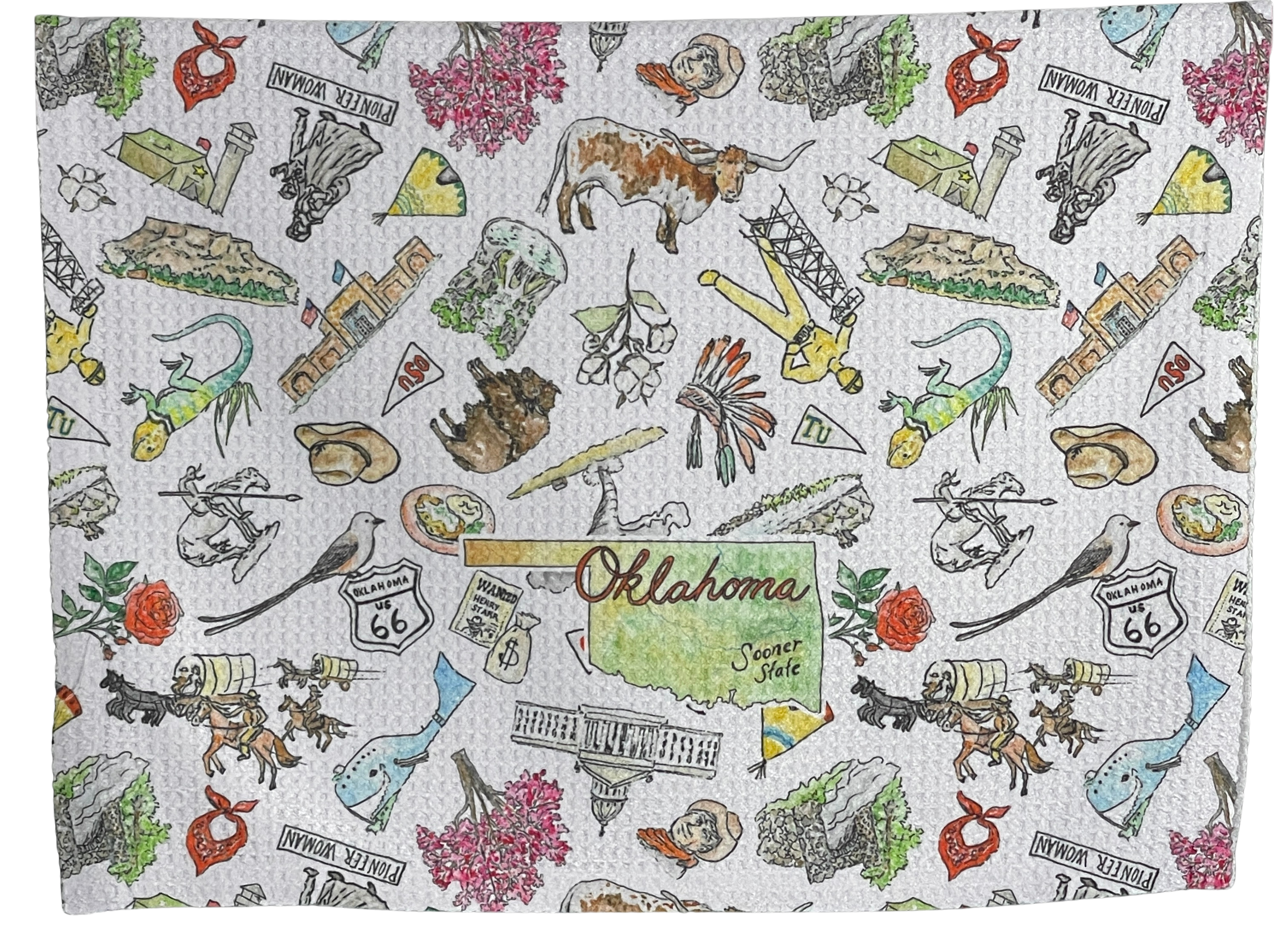 Pippa Oklahoma tea towel