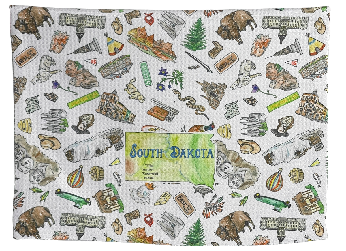 Pippa South Dakota tea towel
