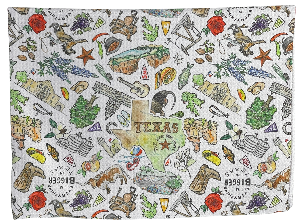 Pippa Texas tea towel