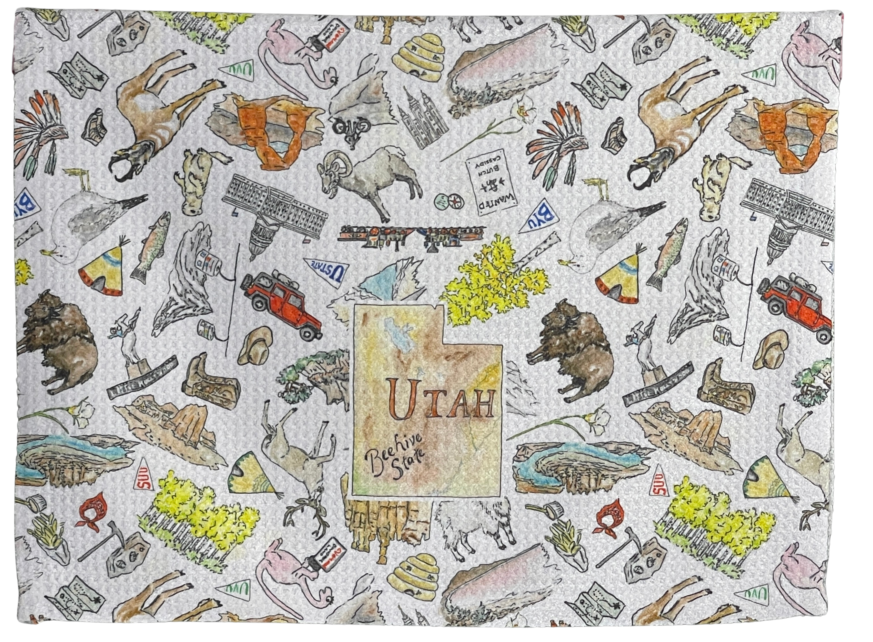 Pippa Utah tea towel