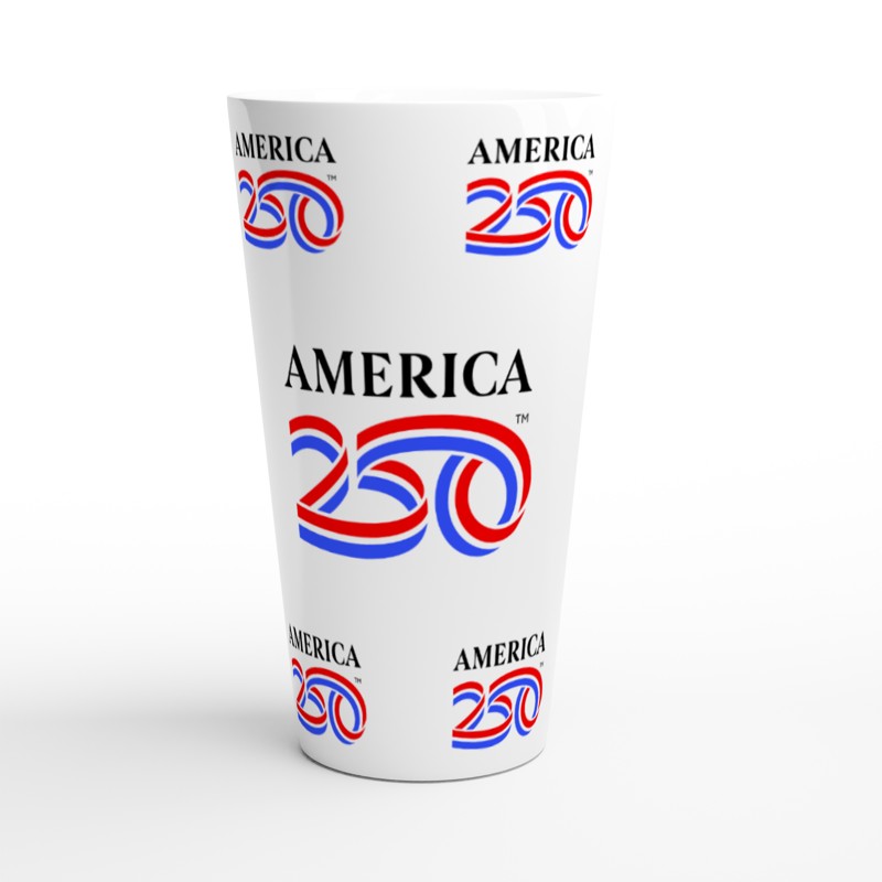 A250 Primary Logo 17oz Latte America 250™ Mug