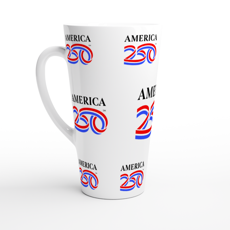 A250 Primary Logo 17oz Latte America 250™ Mug