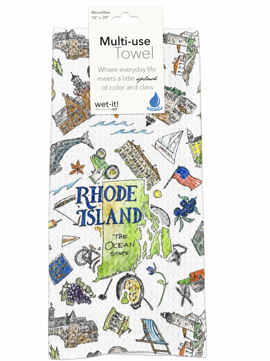 Pippa Rhode Island tea towel