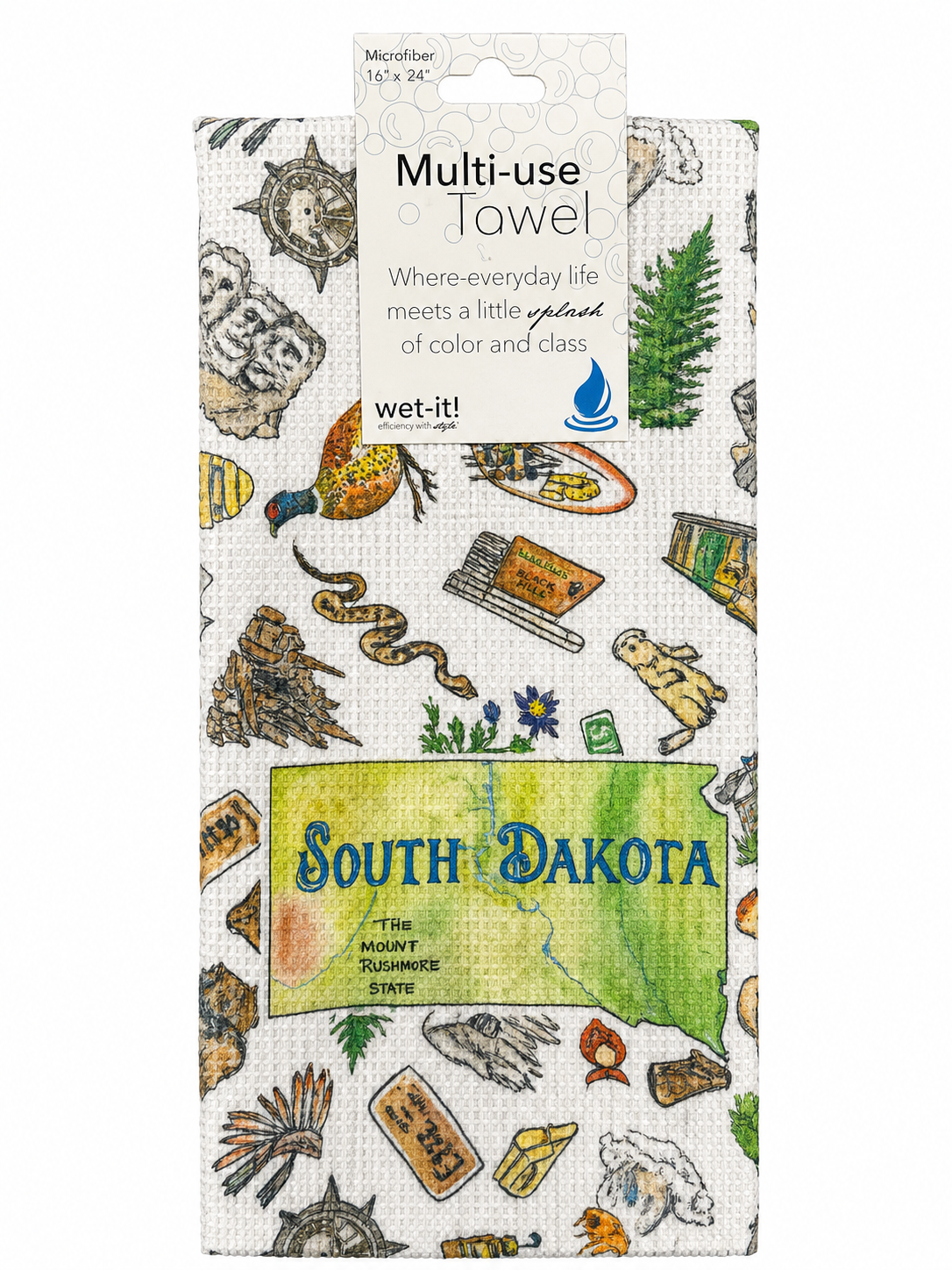 Pippa South Dakota tea towel