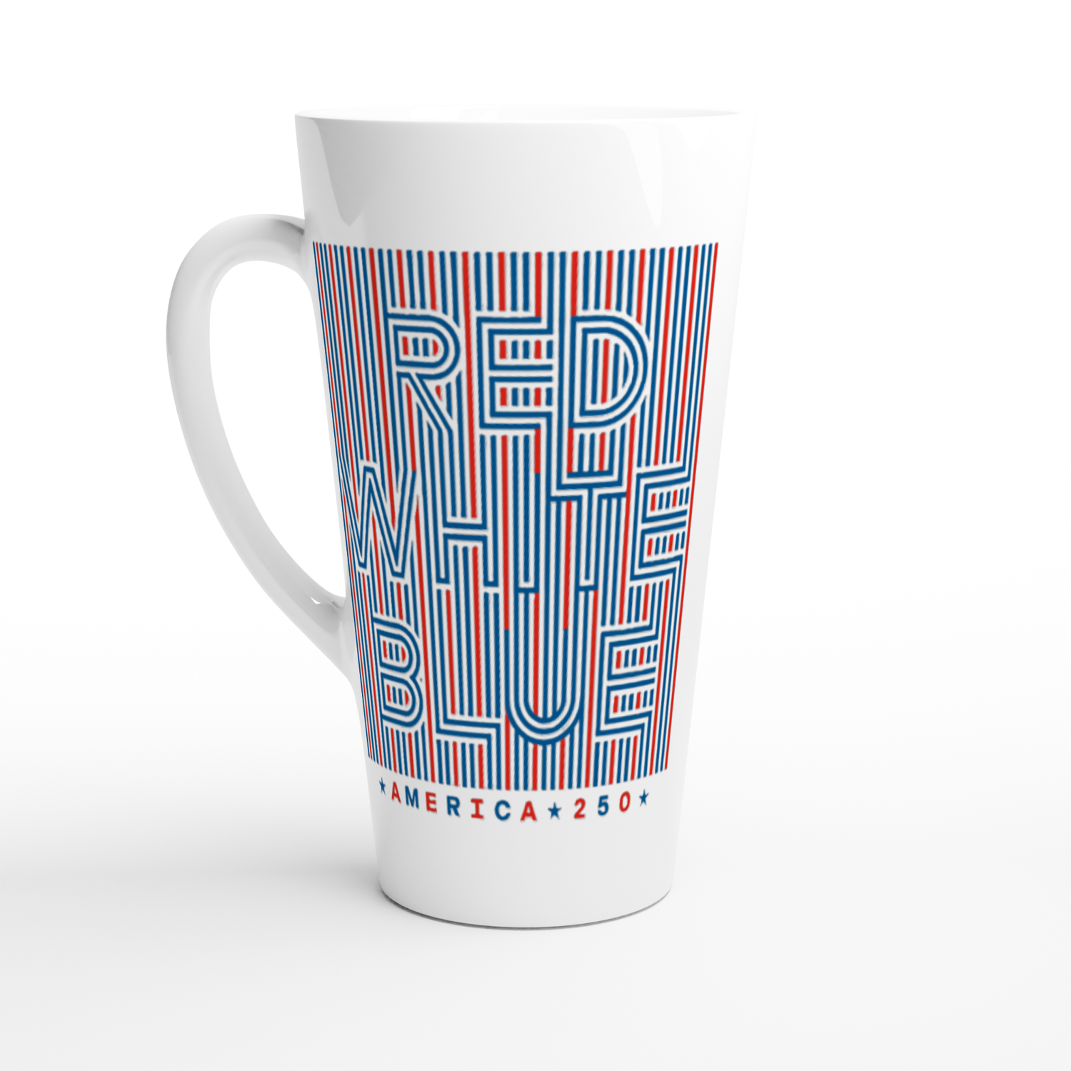A250 Stripes 17oz Latte America 250™ Mug