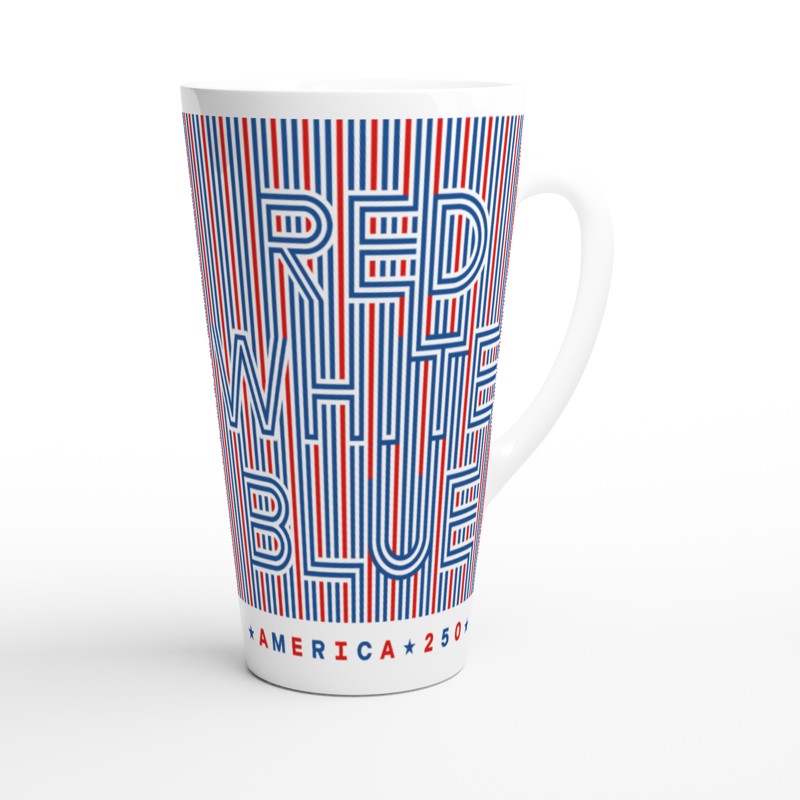 A250 Stripes 17oz Latte America 250™ Mug