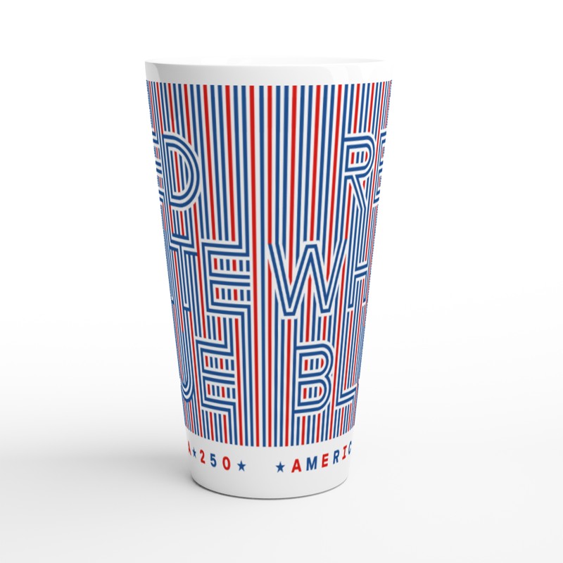 A250 Stripes 17oz Latte America 250™ Mug