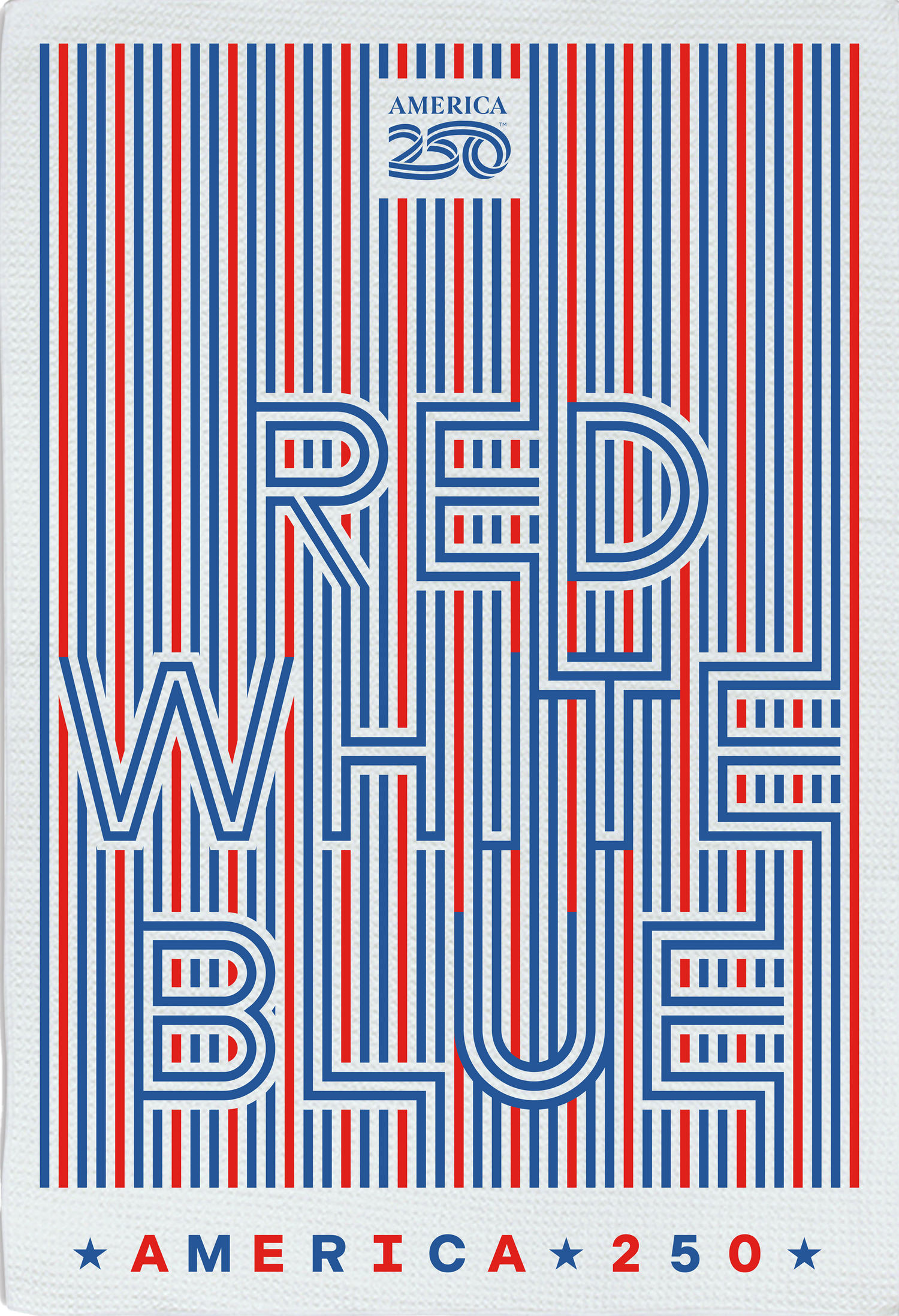 America 250 Stripes towel