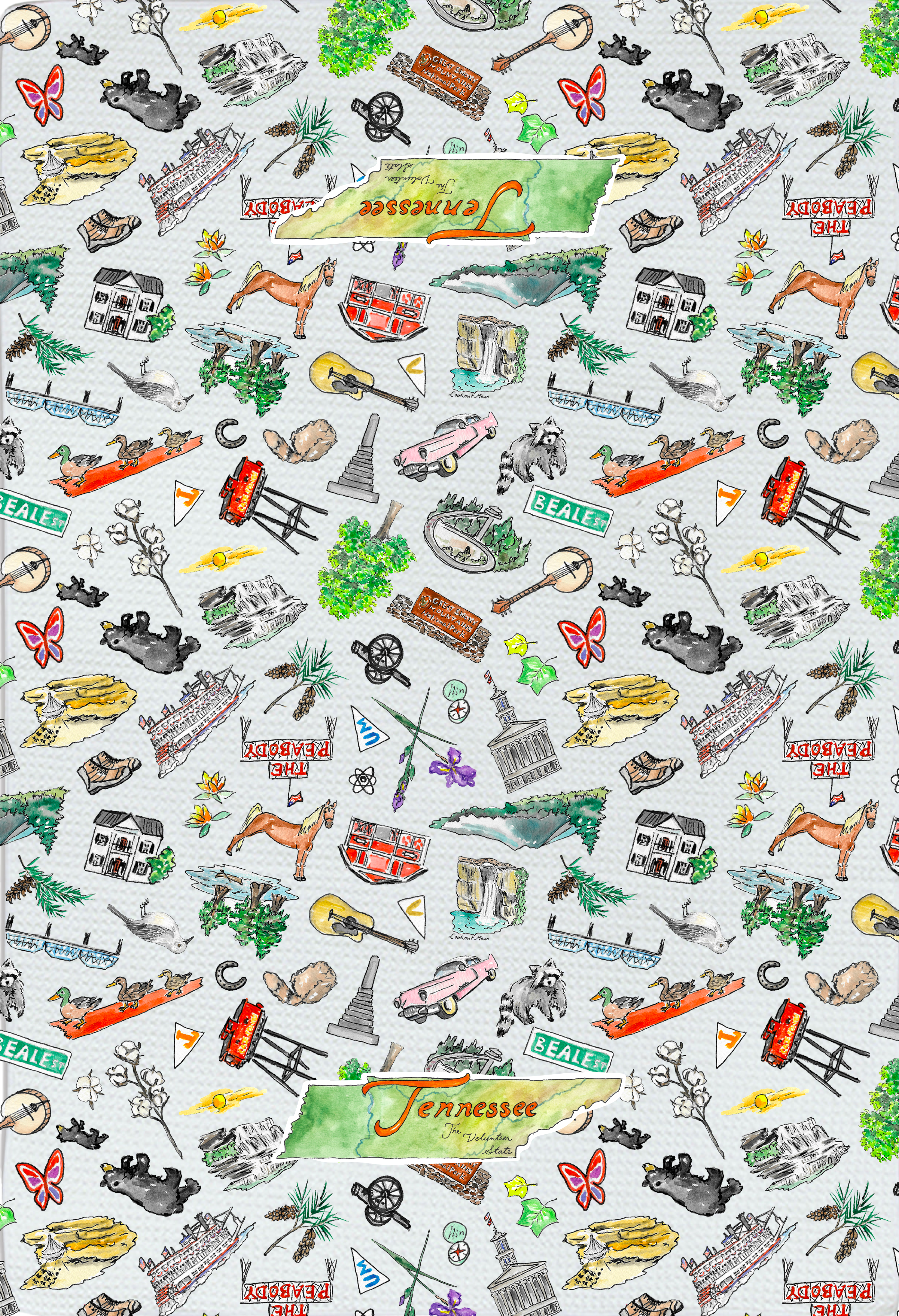 Pippa Tennessee tea towel