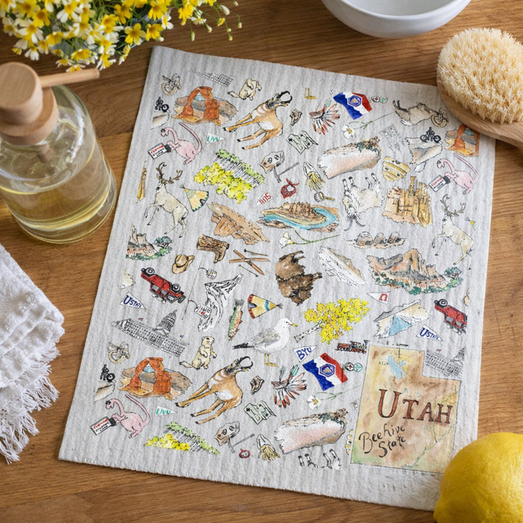 Pippa Utah Wet-it Swedish Dishcloth