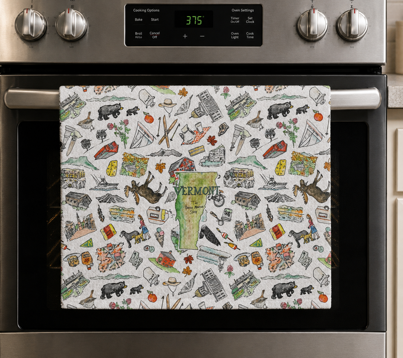 Pippa Vermont tea towel