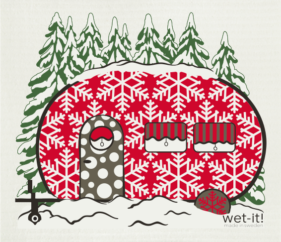 swedish dishcloth winterland camping