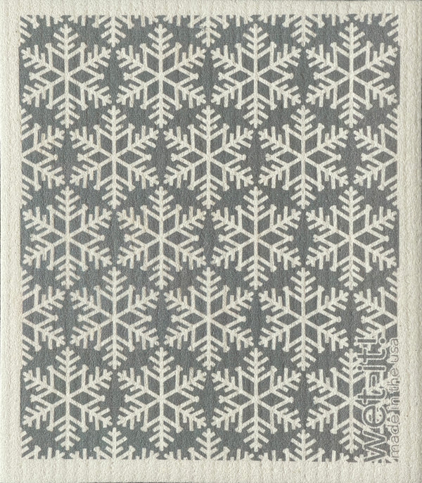 Swedish Cloth with Frosted Snow Design