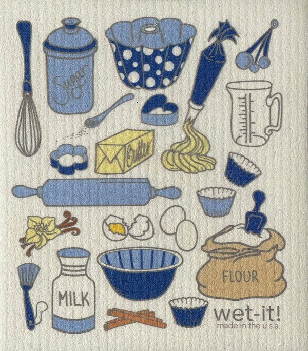 Swedish Cloth with baking time confetti Design
