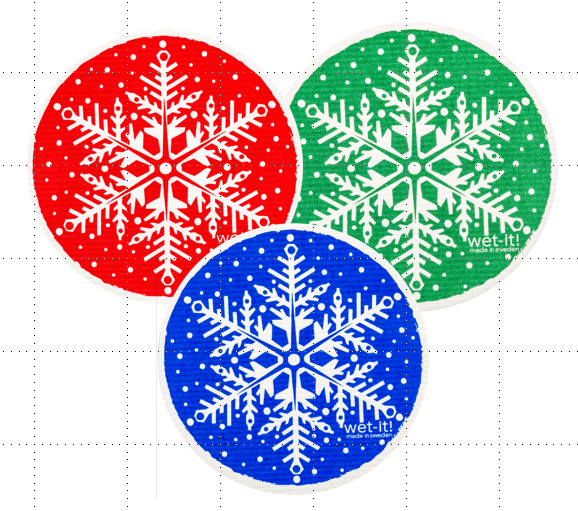 Colorful Snow Flurry