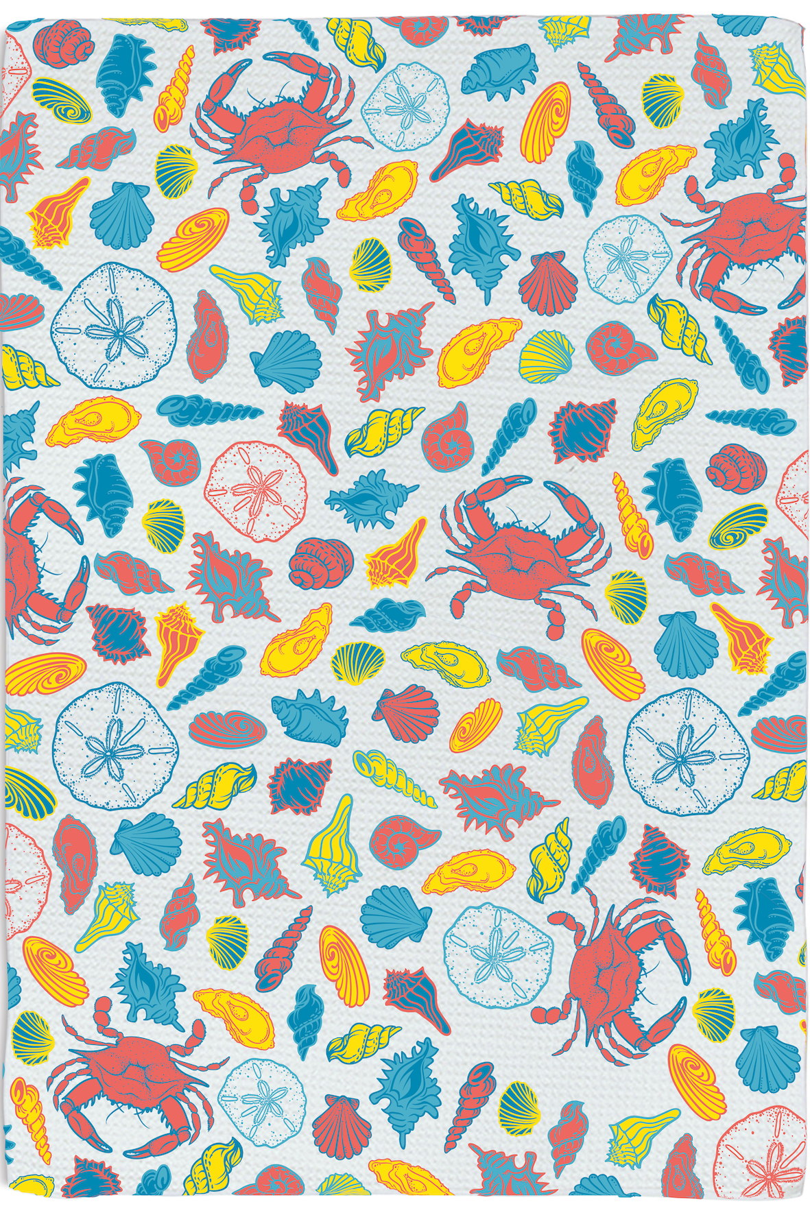 Wet-it Tea toewl with Seashore Treasures Design