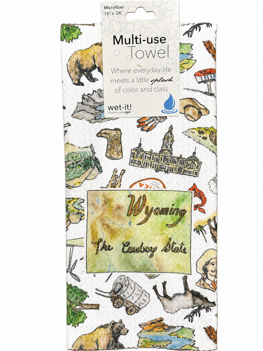 Pippa Wyoming tea towel