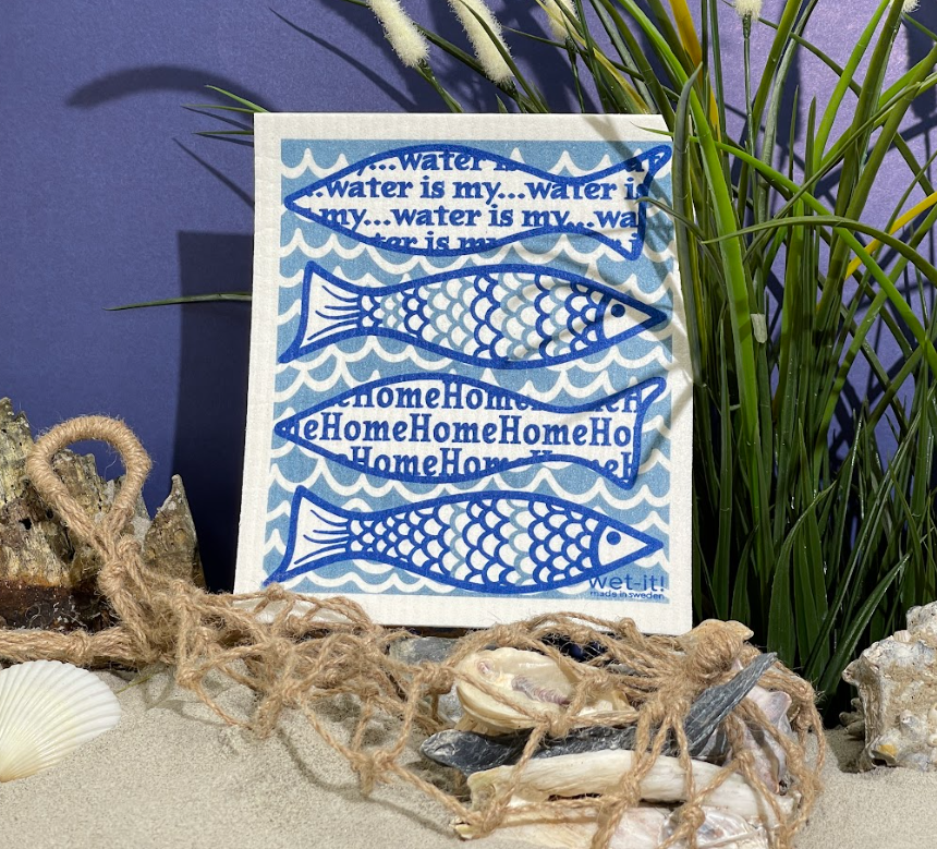 swedish dish cloth with water is my home design