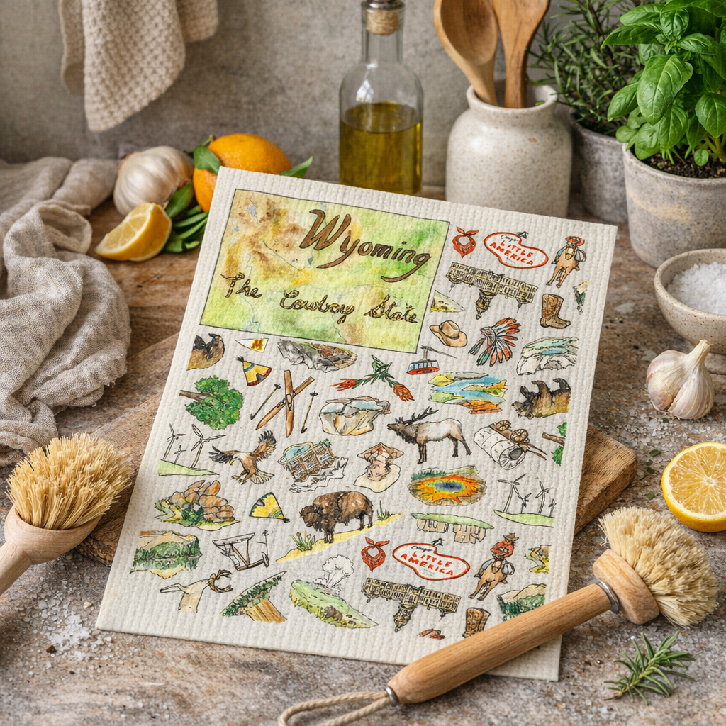 Pippa Wyoming Wet-it Swedish Dishcloth