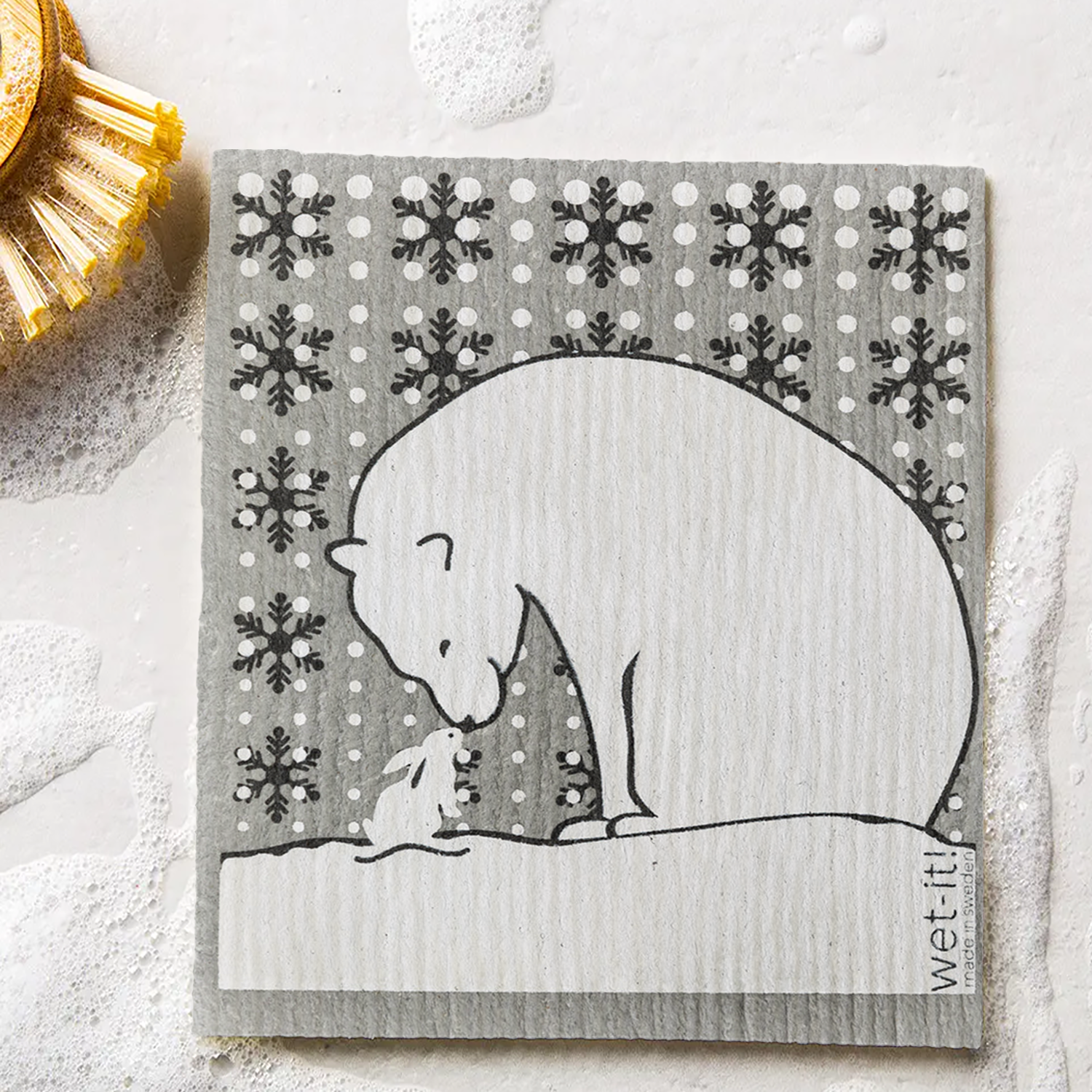 cuddly polar bear
