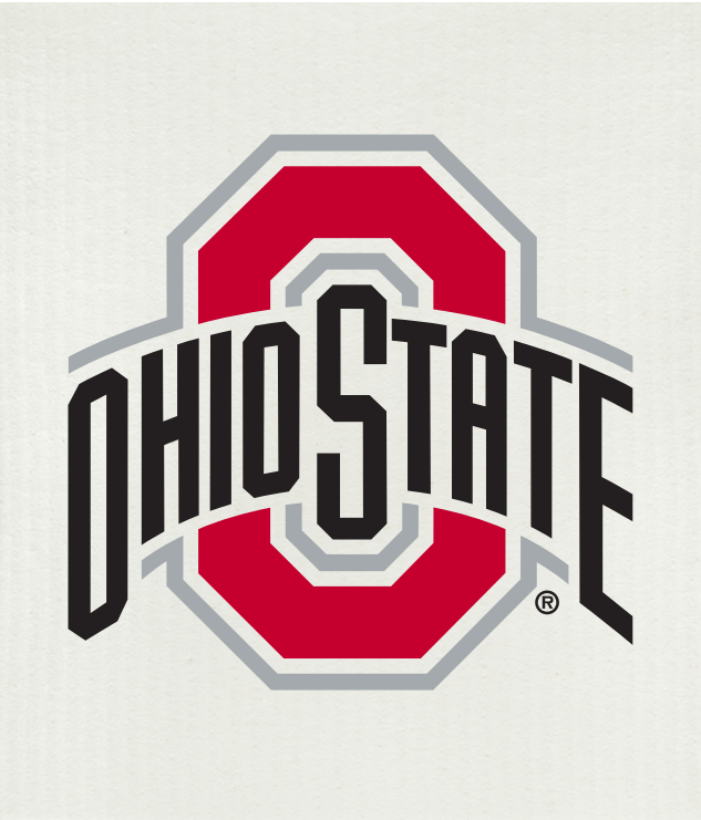 sponge cloth with ohio State university design