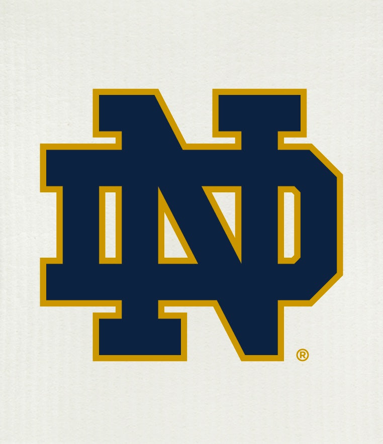 Sponge cloth with Notre Dame design