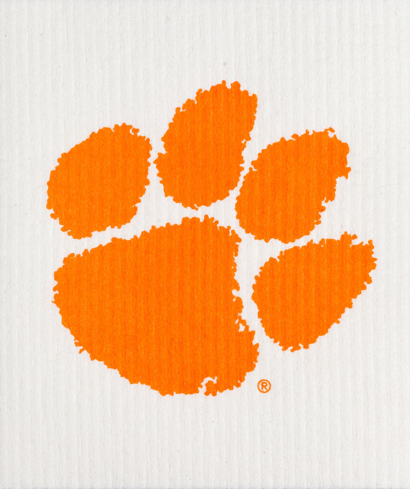 clemson university sponge cloth