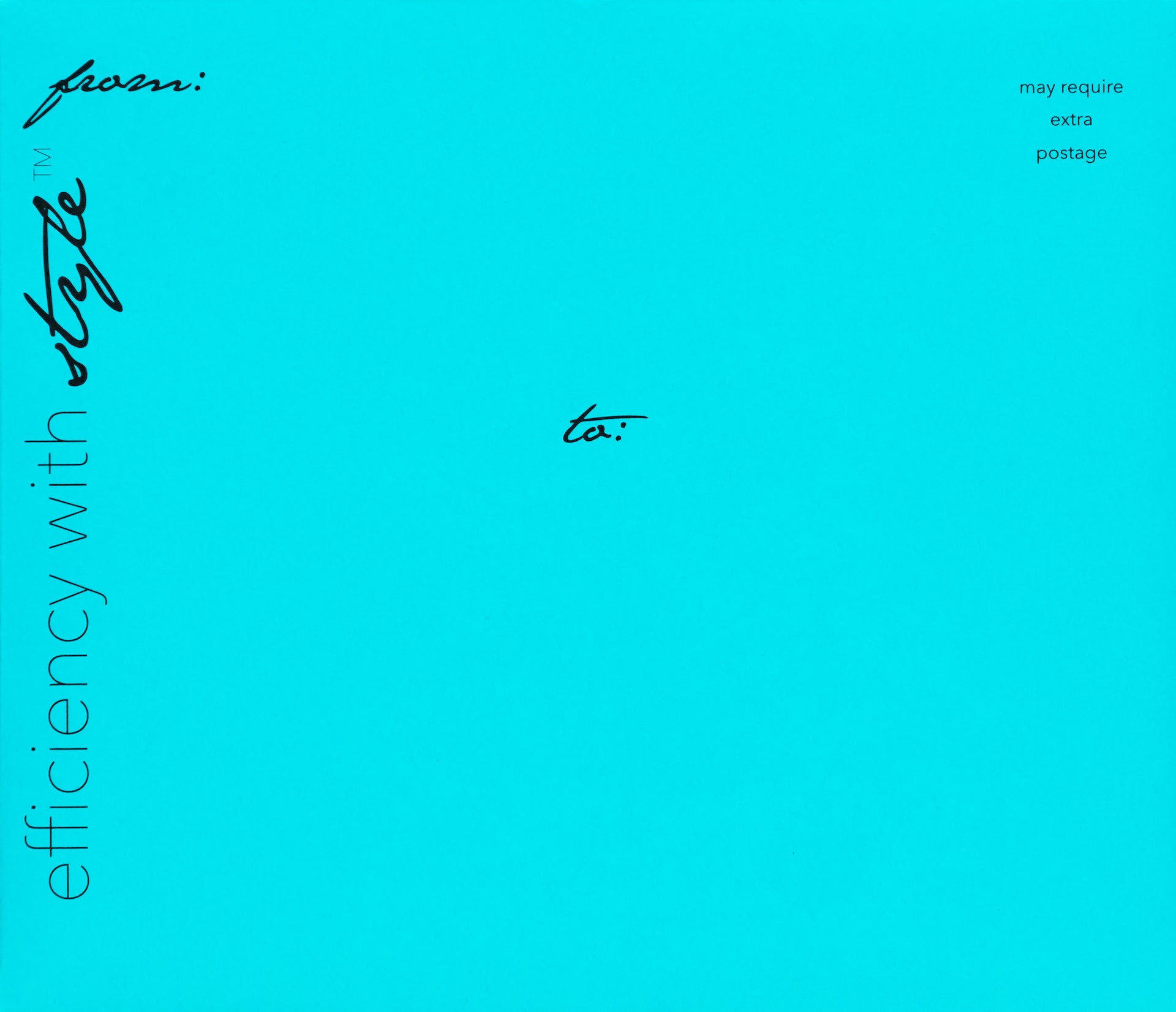 wet-it! greetings envelope teal