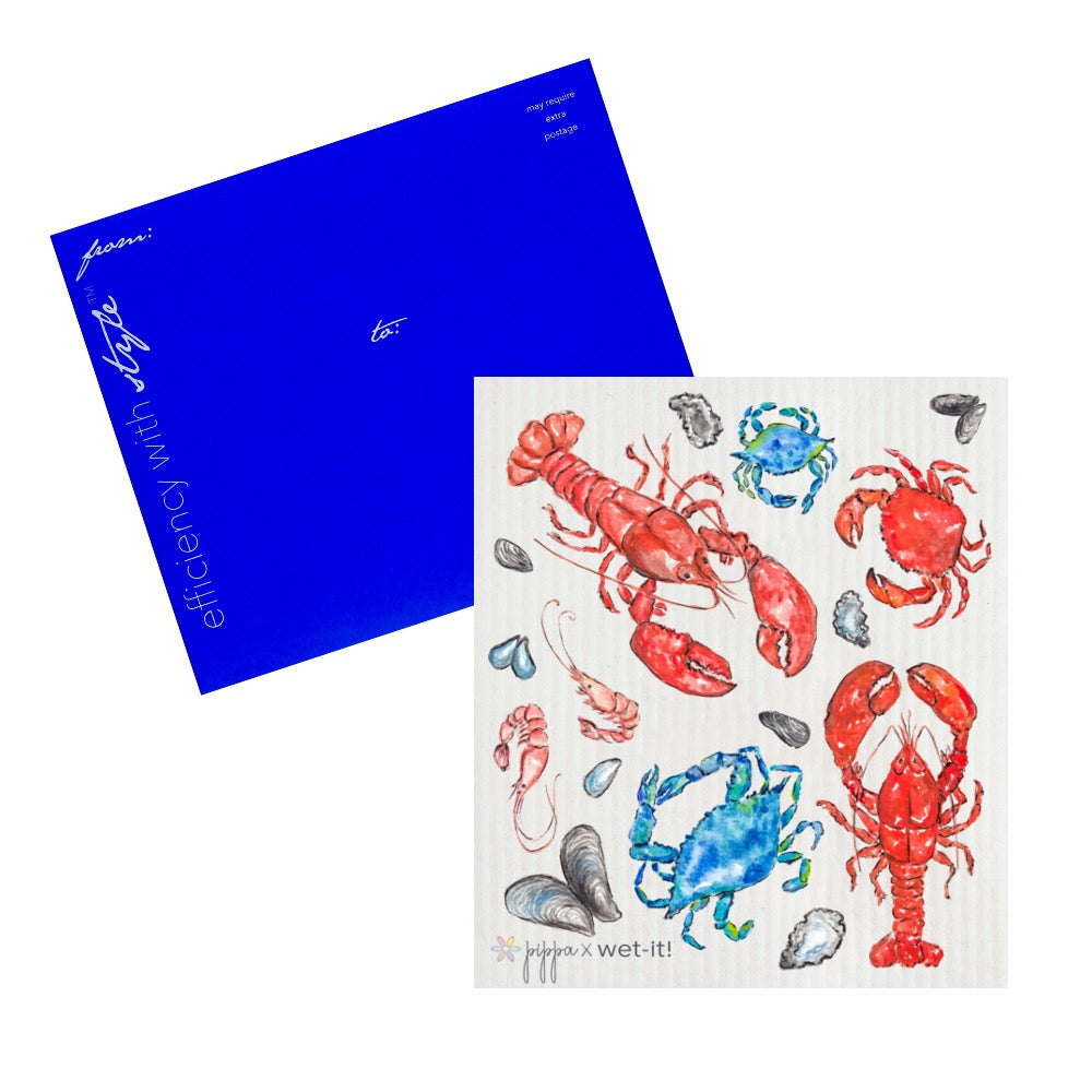 sea life greeting set