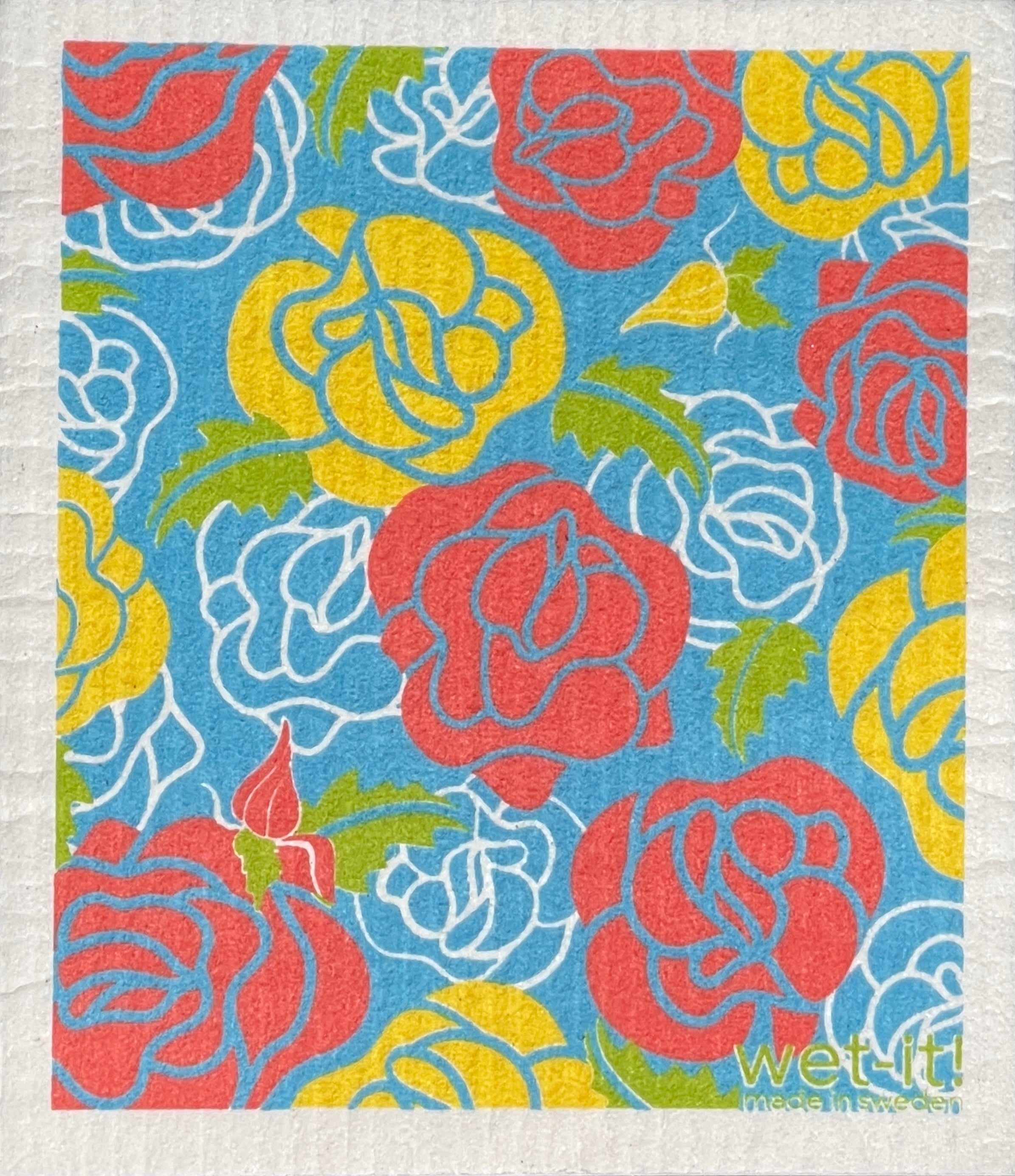 rose garden sponge cloth